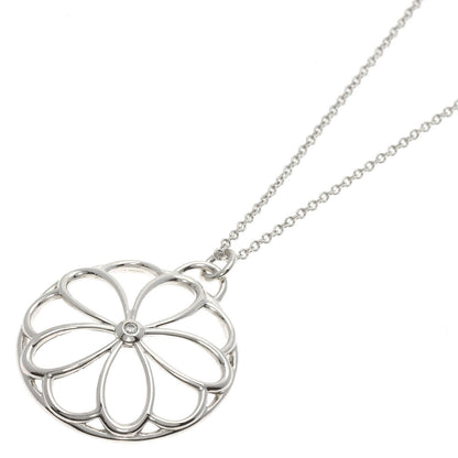 TIFFANY&Co. Necklace Flower Circle 1P Diamond