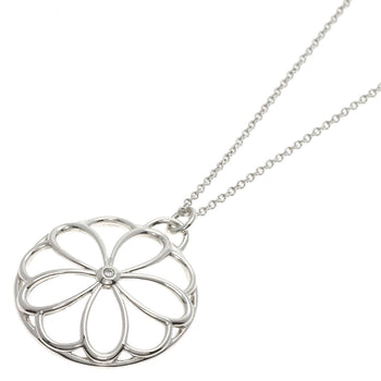 TIFFANY&Co. Necklace Flower Circle 1P Diamond