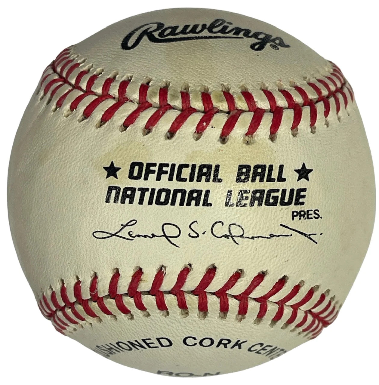 Warren Spahn Autographed Official National League Baseball