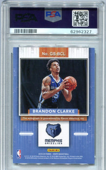 Brandon Clarke 2019-20 Panini Hops #Bcl Psa Auth Auto 10 Card