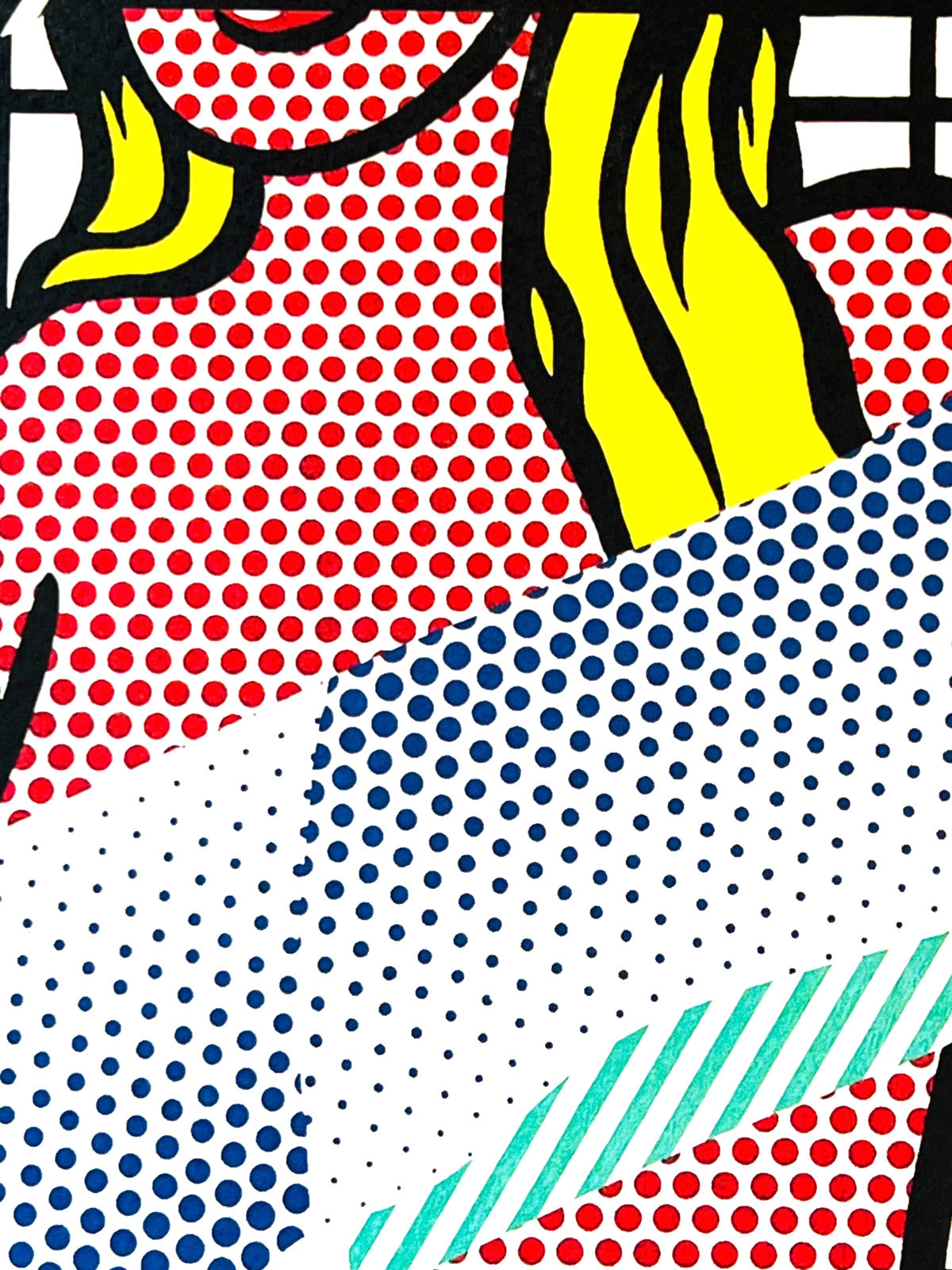 Roy Lichtenstein Lithograph Coa Signed In Pen Numbered In Pencil