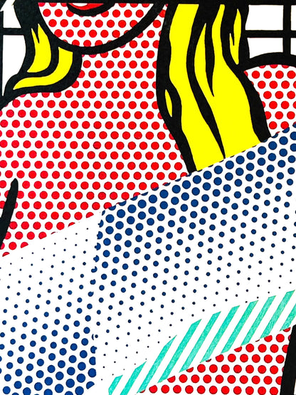 Roy Lichtenstein Lithograph Coa Signed In Pen Numbered In Pencil