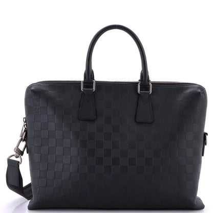 Louis Vuitton Porte-Documents Jour Bag Damier Infini Leather