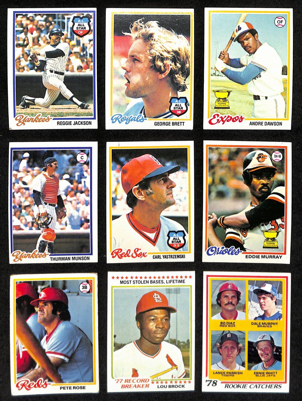 1978 Topps Baseball Complete Set (726) Murray Rc,