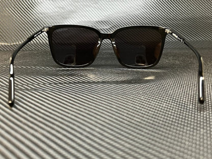 MONT BLANC MB0084SK 001 Black Rectangle 56 mm Men's Sunglasses