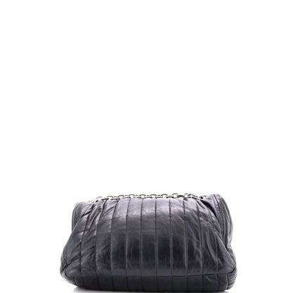 Balenciaga Monaco Chain Flap Shoulder Bag Quilted Leather Medium