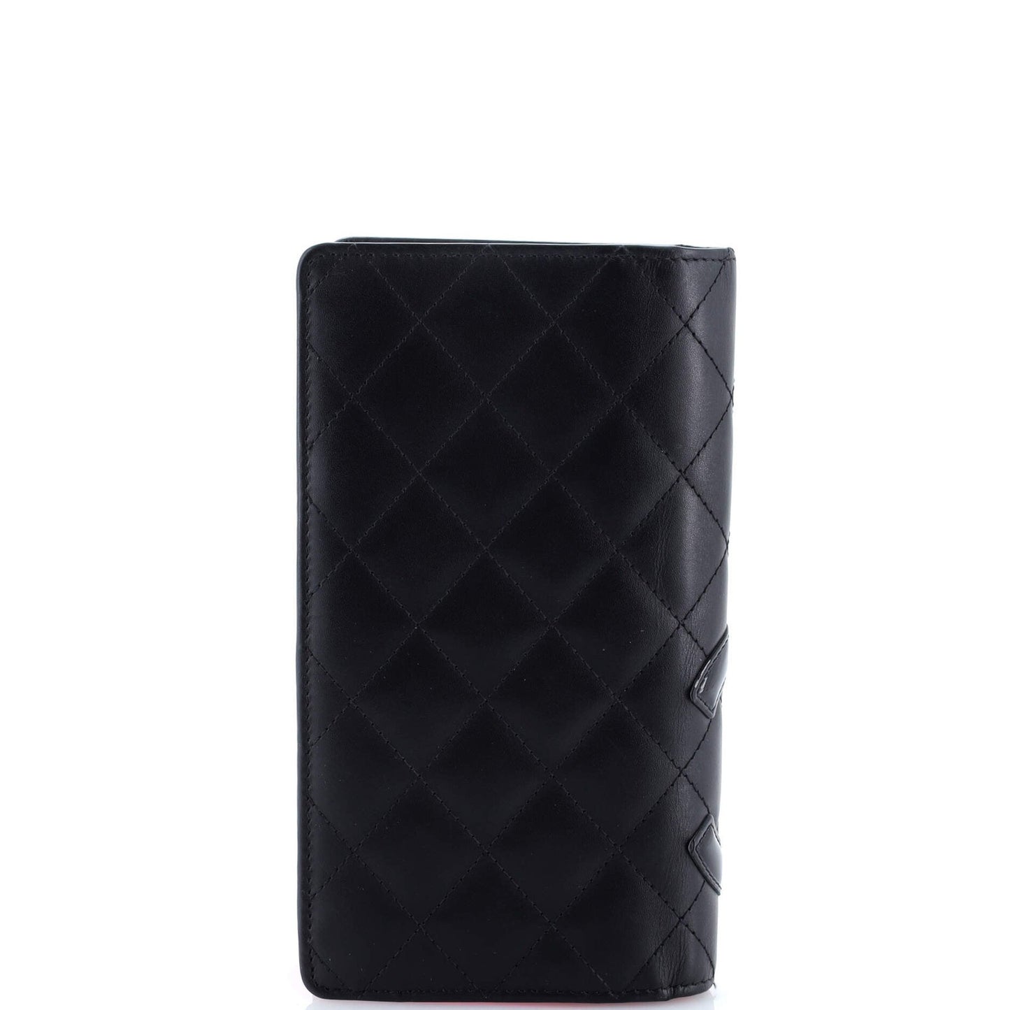 Chanel Cambon Bifold Wallet Quilted Lambskin Long