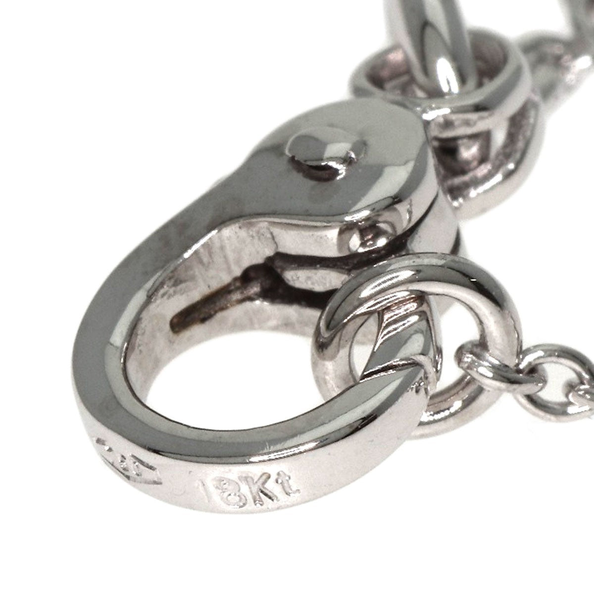 Gold Pomellato Capri Onyx Diamond Necklace K18 White