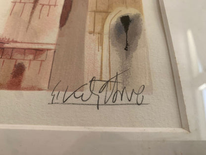 Shmuel Katz ( Israel) Signed Original Lithograph Print Framed Numbered Ed400