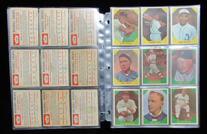 1960 Fleer Baseball Greats Complete Set (79) Ruth, Williams, Gehrig, Cobb 190558