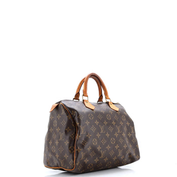 Louis Vuitton Speedy Handbag Monogram Canvas 30