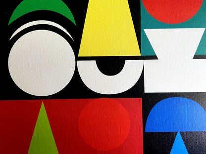 Auguste Herbin Lithograph Hand Numbered Coa (Sonia Delaunay)
