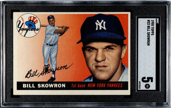 Bill Skowron 1955 Topps Card #22 Sgc 5