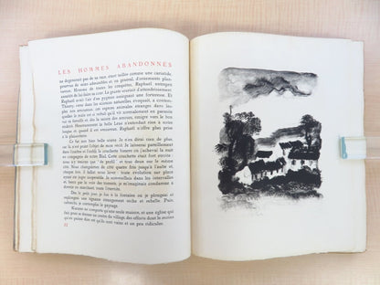 Rare 1927 'Les Hommes Abandonnes' With Vlaminck Etchings & Lithographs" Limited