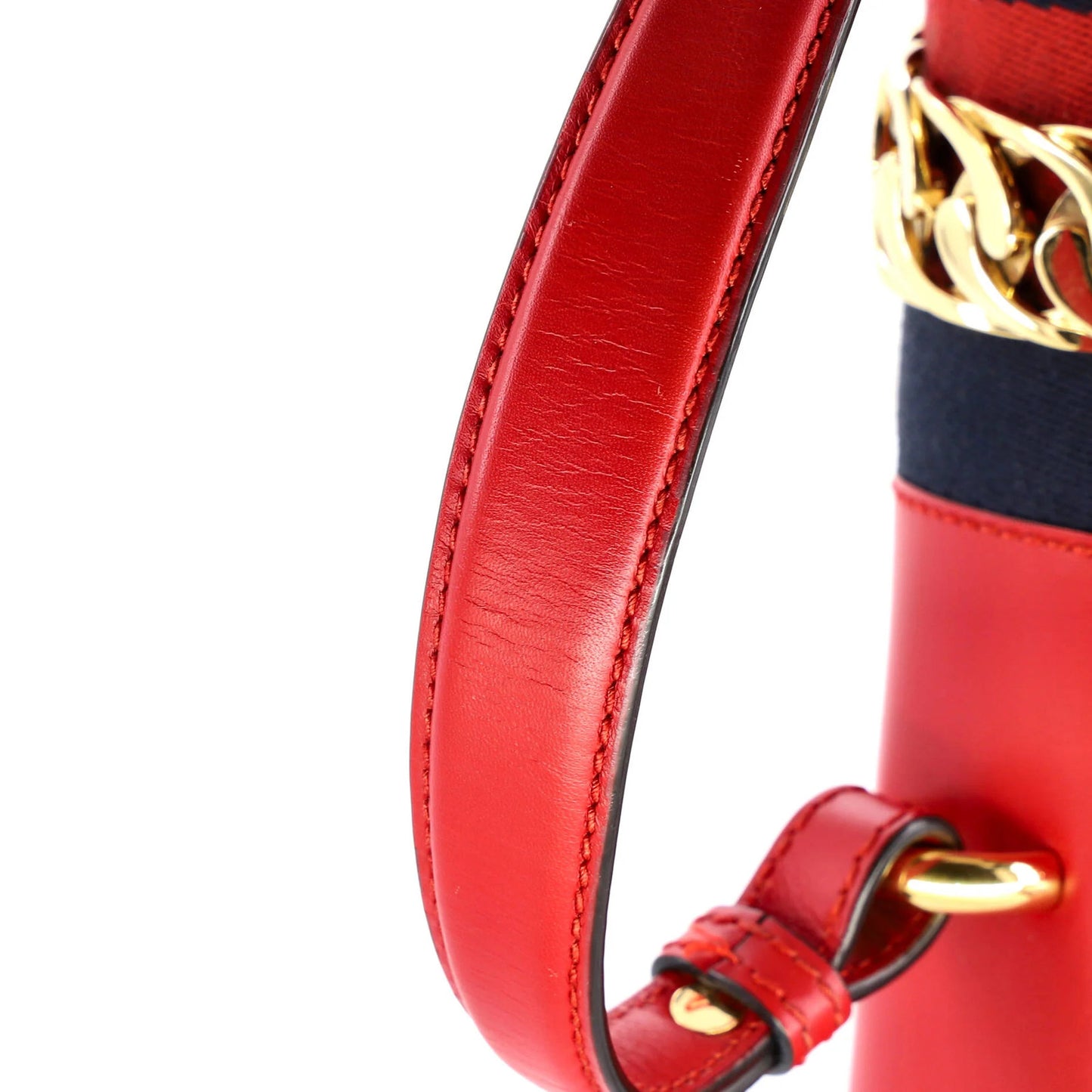 Gucci Sylvie Top Handle Bag Leather Medium