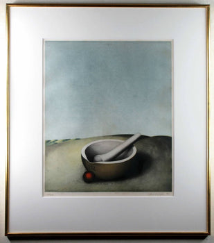 Friedrich Meckseper Original Etching Pencil Signed 1972 Numbered Framed