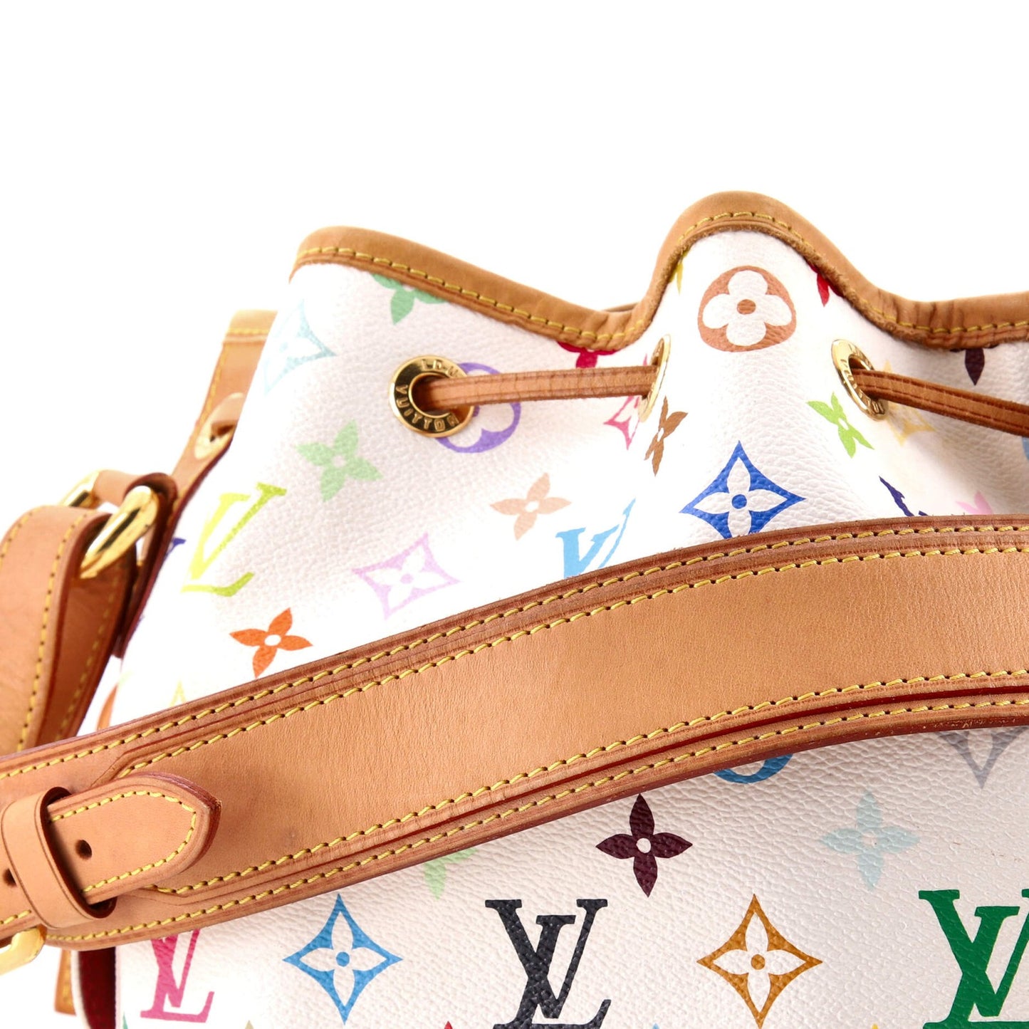 Louis Vuitton Petit Noe Handbag Monogram Multicolor