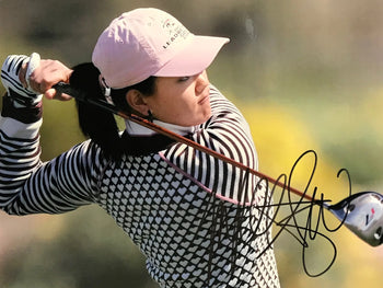 Michelle Wie Autographed Golf 8X10 Photo