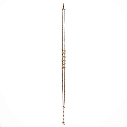 Christian Dior J'Adior Chain Choker Necklace Metal