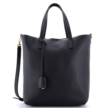 Saint Laurent Shopper Tote Leather Toy