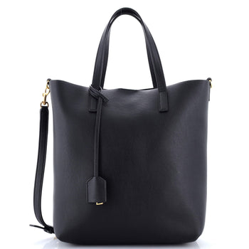 Saint Laurent Shopper Tote Leather Toy