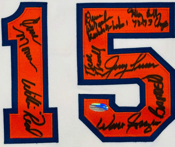 1972-73 New York Knicks Autographed Team Signed Jersey (Steiner)