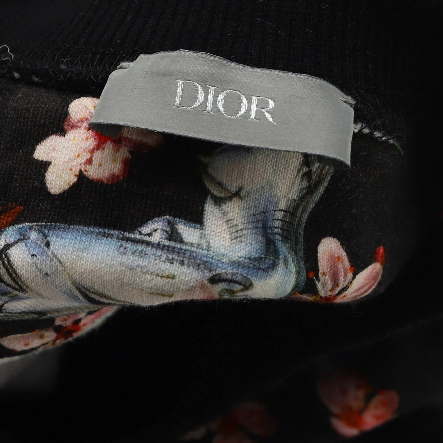 Christian Dior Men'S Crewneck Sweatshirt Limited Edition Sorayama Oblique Cotton