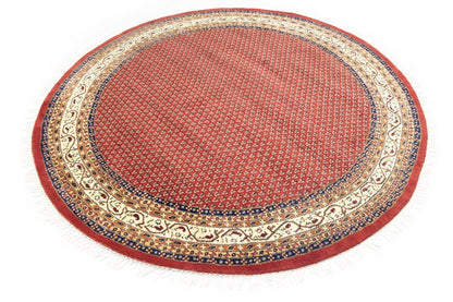 Handmade Tribal Indo Botemir Round Oriental Rug