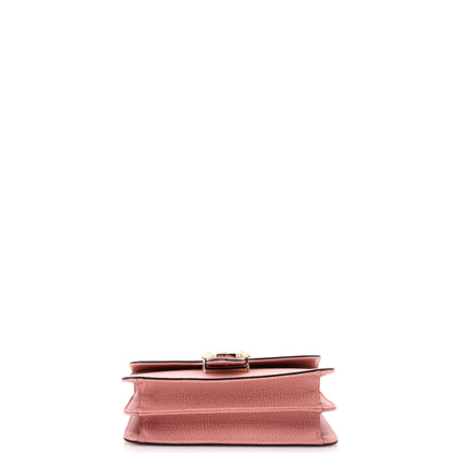 Gucci Interlocking Shoulder Bag Leather Small