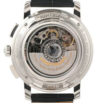 Montblanc 4810 Automatic Chronograph Mb119961 Black Men'S Used Watch #61016