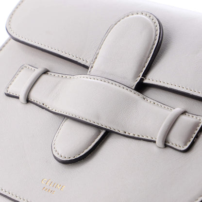 Celine Symmetrical Shoulder Bag Leather Mini