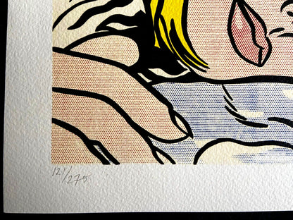 Roy Lichtenstein Lithograph Coa Signed Numbered