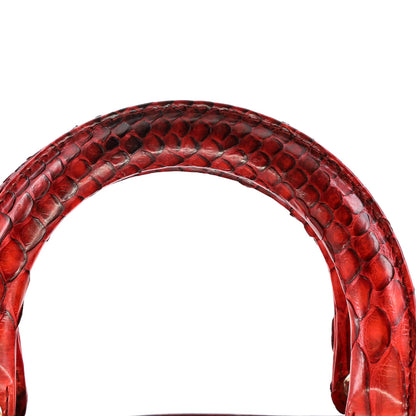 Christian Dior Diorissimo Tote Smooth Calfskin And Python Medium