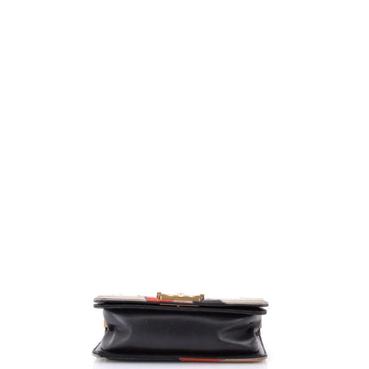 Chanel Boy Flap Bag Camellia Lambskin And Suede Patchwork Small