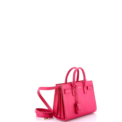 Saint Laurent Sac De Jour Bag Leather Nano