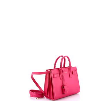 Saint Laurent Sac De Jour Bag Leather Nano