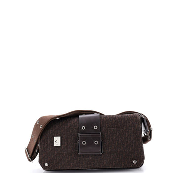 Christian Dior Vintage Front Pocket Street Chic Columbus Bag Diorissimo Canvas