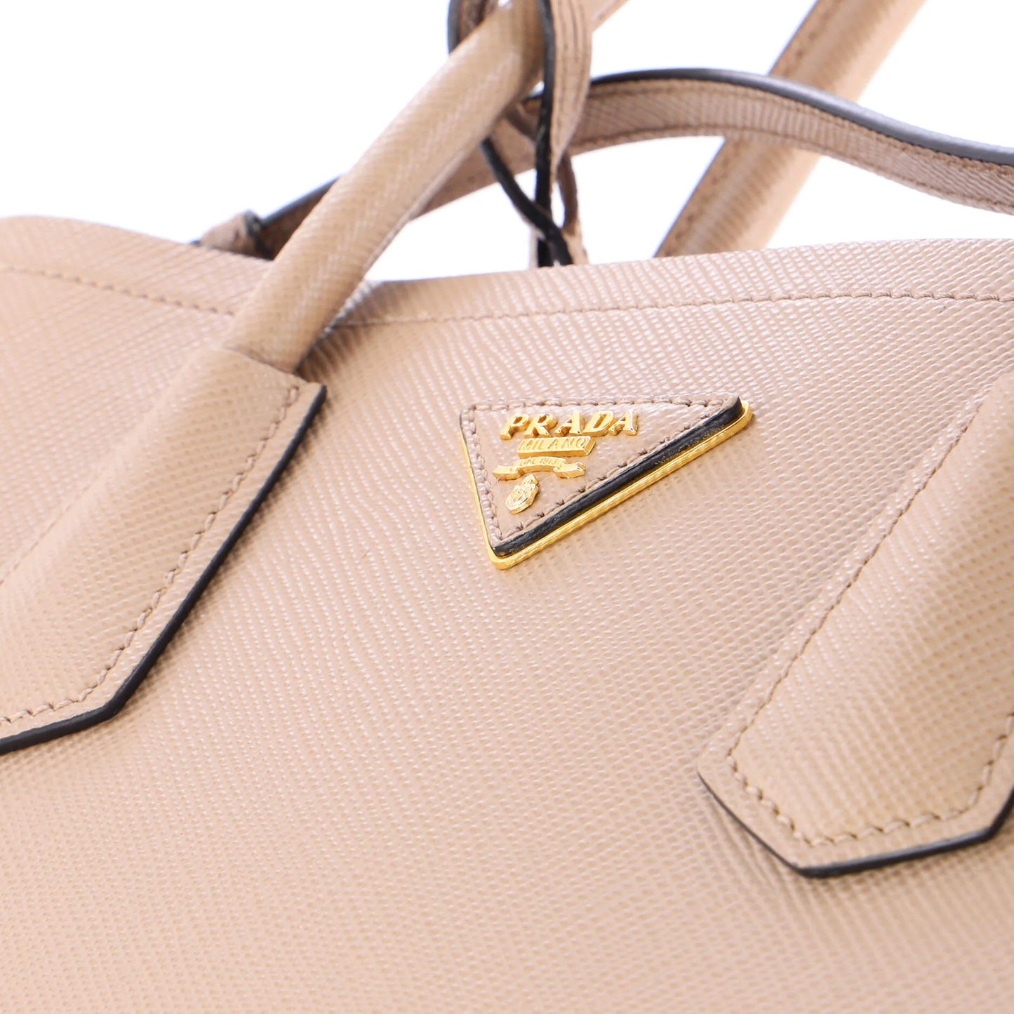 Prada Cuir Double Tote Saffiano Leather Medium