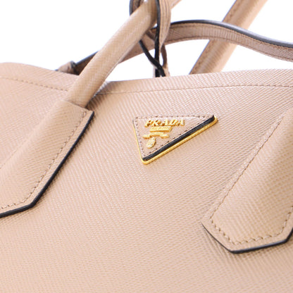 Prada Cuir Double Tote Saffiano Leather Medium