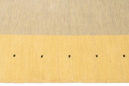 Modern Lori Gabbeh Rug Hand-Loomed Tribal Border