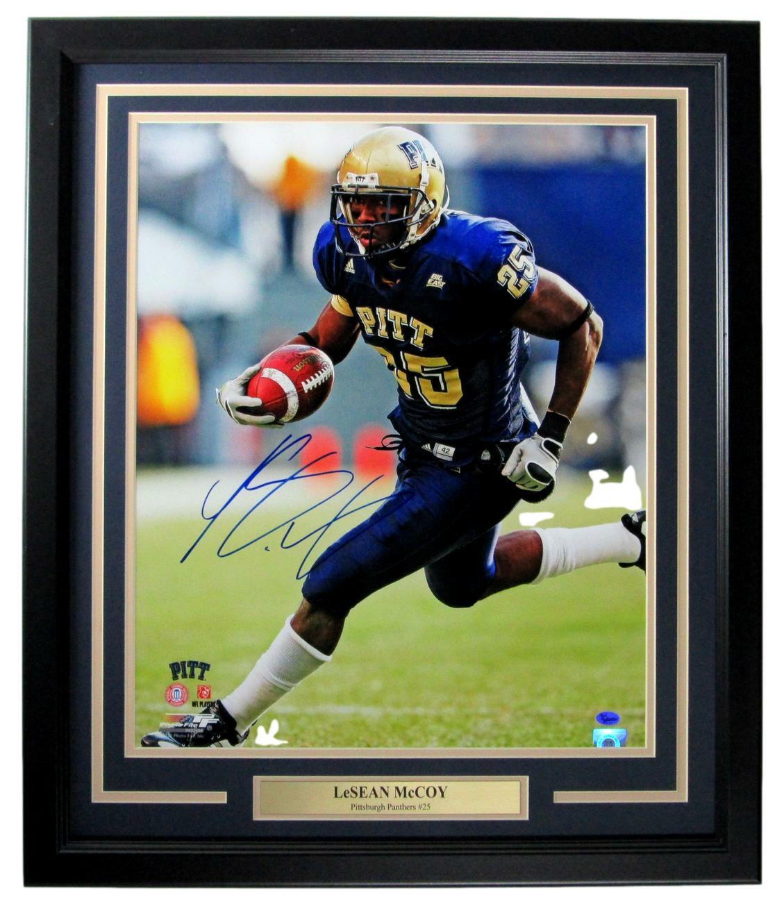 Lesean Mccoy Pittsburgh Panthers Signed/Framed 16X20 Photo 132264