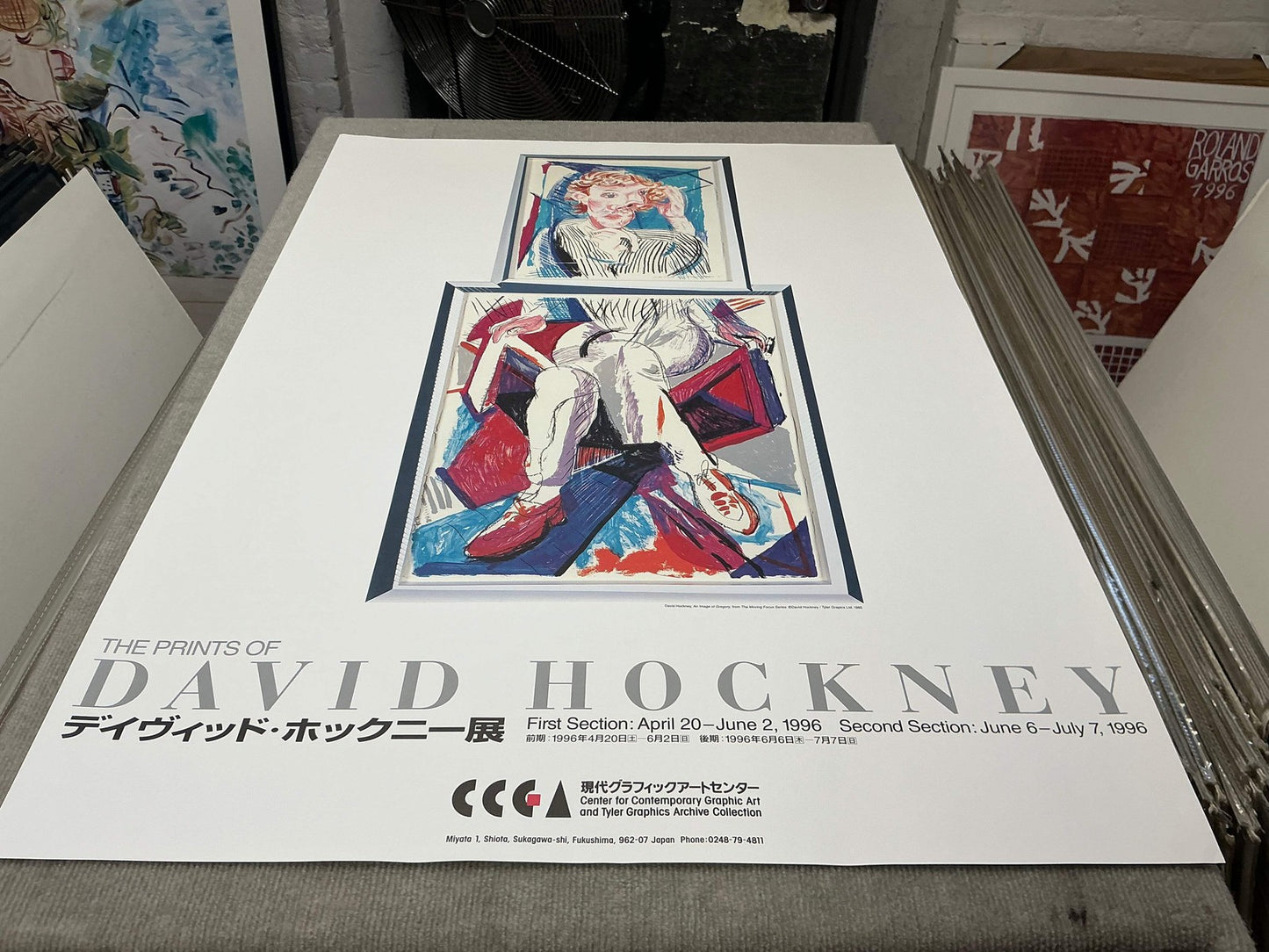 David Hockney An Image Of Gregory " Offset Lithograph Pop Art