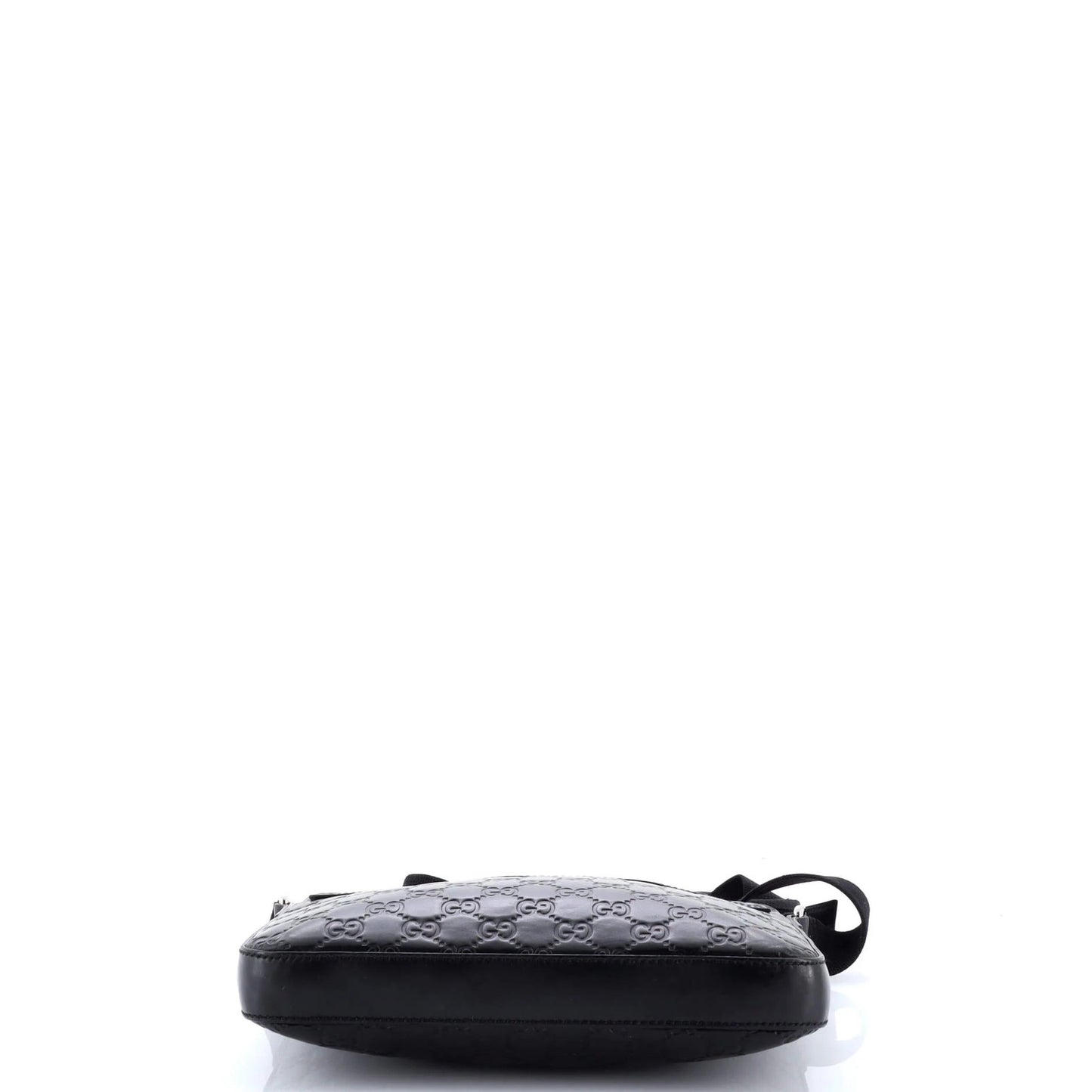 Gucci Signature Zip Messenger Bag Guccissima Leather Small