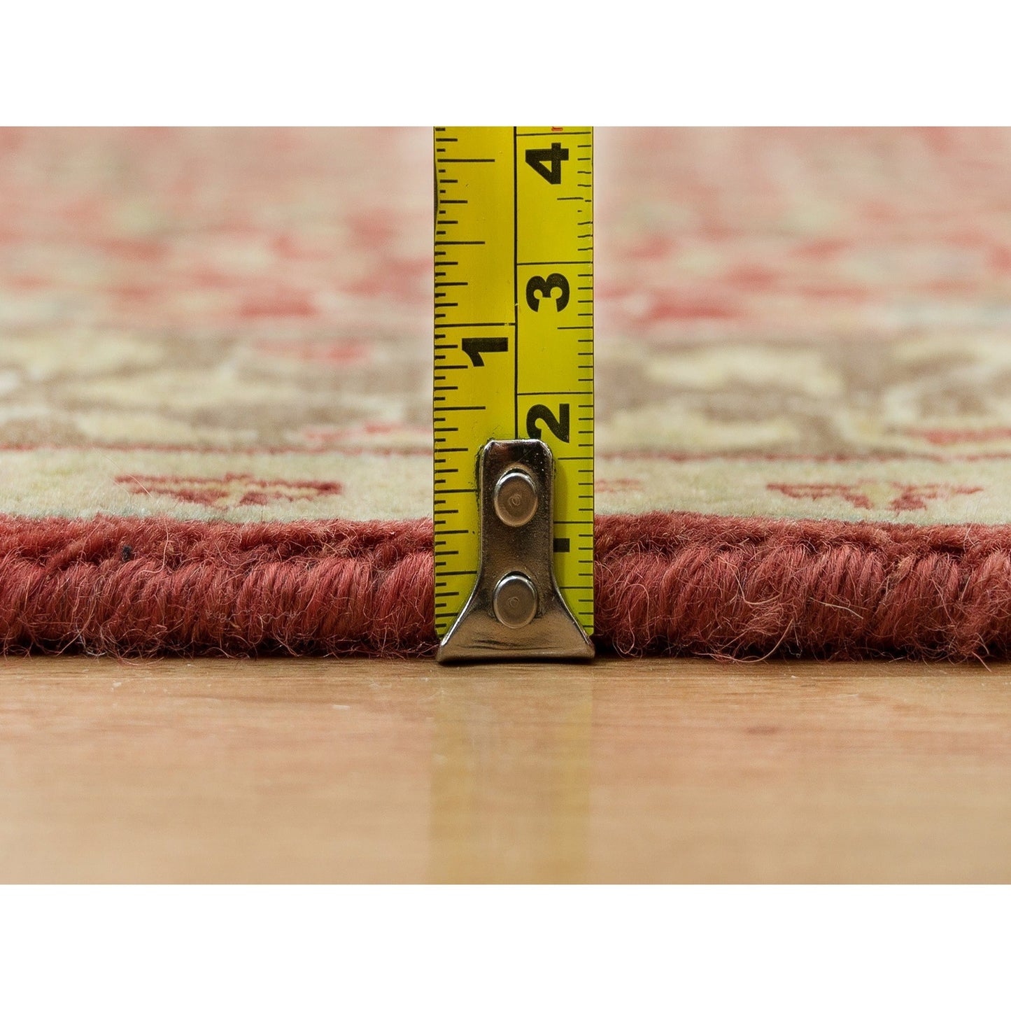 2'7"X22' Cherry Red Wool Haji Jalili Design Hand Knotted Xl Runner Rug