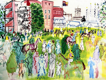 Raoul Dufy Lithograph Coa Museum Numbered By Hand Limited Signed Museum