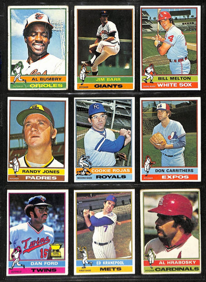 1976 Topps Baseball Complete Set (660) Brett Rc