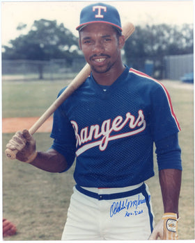 Oddibe Mcdoowell Autographed 8X10 Photo