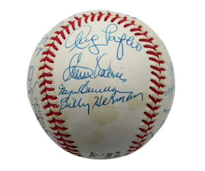 1940S & 50S Dodgers Greats Onl Multi Signed Baseball (26) Herman Hof 192213