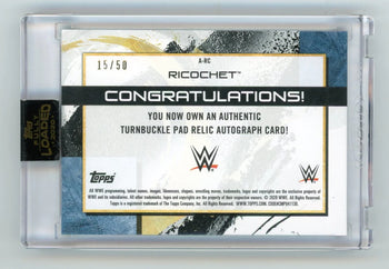 Ricochet 2020 Topps Authentic Autograph #A-Rc Card 15/50