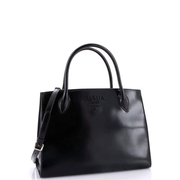 Prada Monochrome Tote Leather Medium